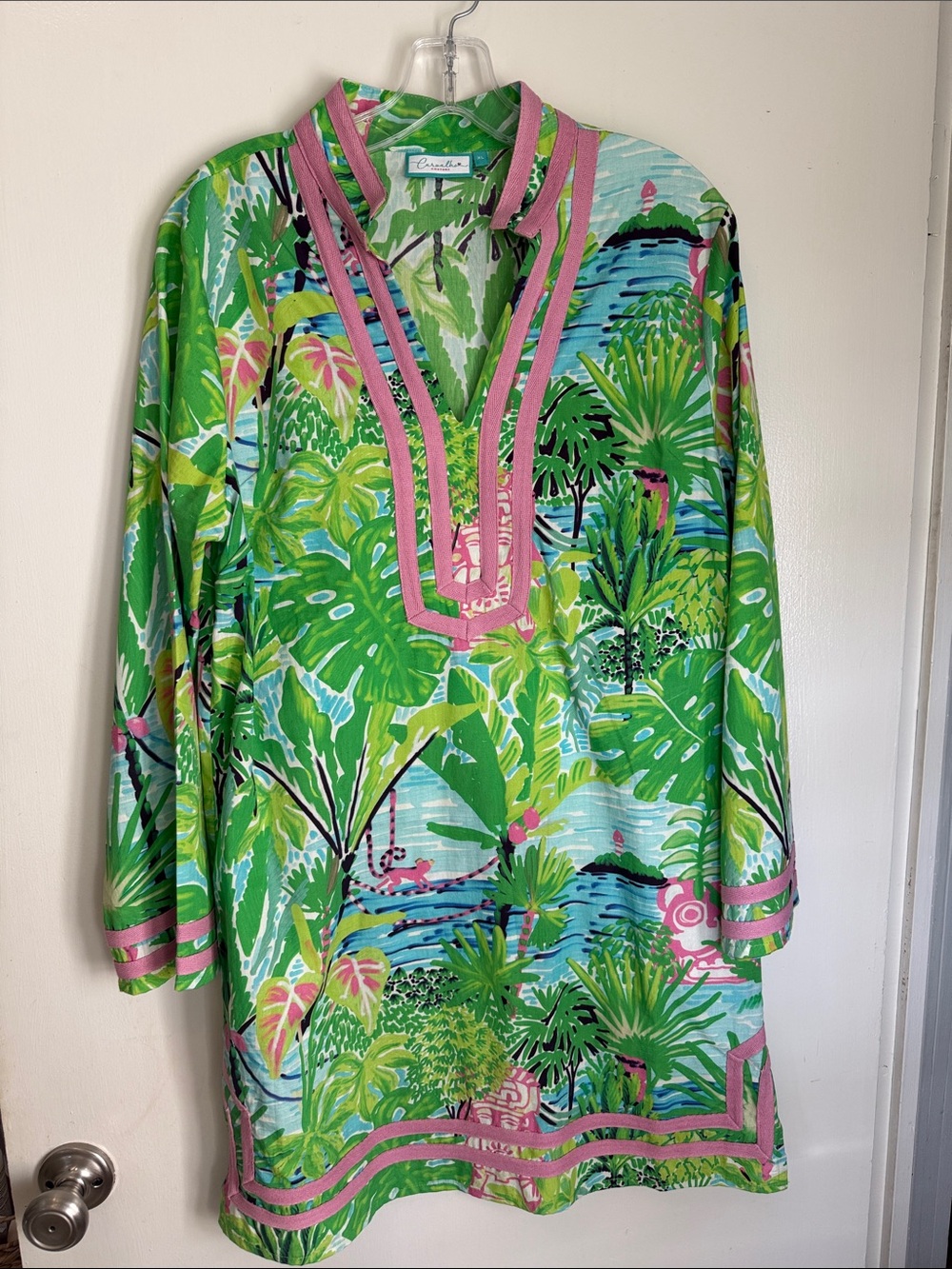 Carualha Couture Summer Fun Tropical Dress Size XL